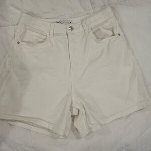 Zara High Waist Mom Shorts
